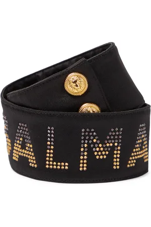 Women's Black Leather Embellished Belt, Size Medium, Studded Design 1 Women's Black Leather Embellished Belt, Size Medium, Studded Design