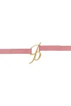 Pink Logo Buckle Belt | Stylish Accessory for Women