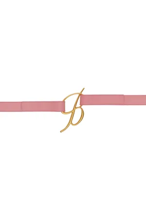 Pink Logo Buckle Belt | Stylish Accessory for Women 1 Pink Logo Buckle Belt | Stylish Accessory for Women