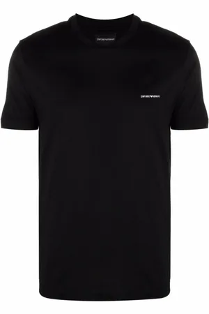 Men's Embroidered Logo Cotton T-Shirt, Short Sleeve 1 Men's Embroidered Logo Cotton T-Shirt, Short Sleeve