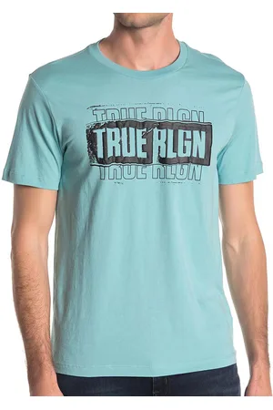 Men's Cotton Logo Print T-Shirt - Short Sleeve