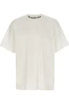 Men's White Zumu T-shirt Casual Cotton Crewneck