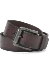 Men's Leather Embossed All Over Logo Belt (Size/Color)