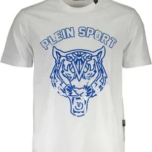 Men's Printed Logo T-Shirt - Casual Cotton Crew Neck Tee