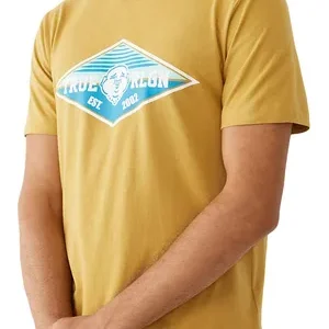 Men's Buddha Face Graphic Logo T-Shirt, Casual Cotton Tee, Short Sleeve