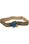 Women's Striped Raffia Belt - Summer Style Accessory