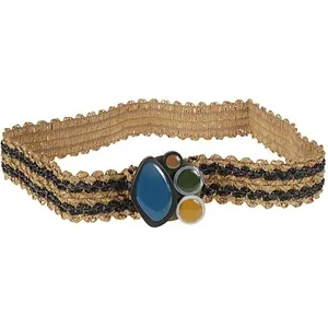 Women's Striped Raffia Belt - Summer Style Accessory