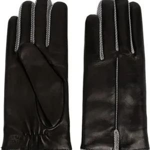 Statement Herringbone Wool Gloves - Classic Winter Warmth