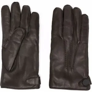 Premium Perforated Detail Driving Leather Gloves for Men