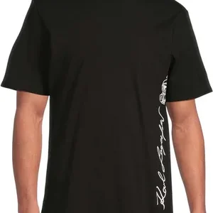 Men's Crewneck T-Shirt with Logo - 100% Cotton