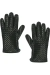 Soft Nappa Intrecciato Leather Gloves for Women/Men - Handcrafted, Designer Style