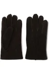 Premium Handsewn Suede Leather Gloves - Chrome Free