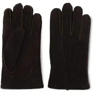 Premium Handsewn Suede Leather Gloves - Chrome Free