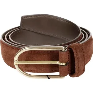 Leather Belt for Men - Full Grain Leather, Reversible, Black/Brown, Size 34