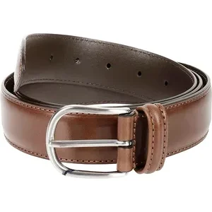 Leather Belt with Metal Buckle for Men - Classic Style