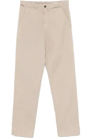 Belt-loops Chinos for Men, Classic Fit, Khaki Color