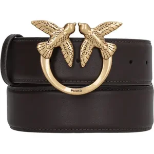 Love Birds Leather Belt - Authentic Women's Accessory