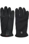 Men's Leather Panelled Driving Gloves