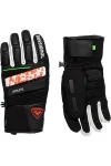Men's Waterproof Logo-Patch Ski Gloves for Winter Sports