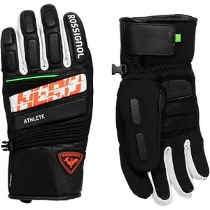 Men's Waterproof Logo-Patch Ski Gloves for Winter Sports