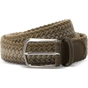 Woven Elasticated Belt - Adjustable Stretch Fit - Casual Style