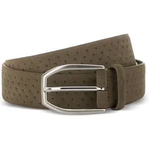 Men's Genuine Suede Leather Dress Belt - Classic Style & High Quality