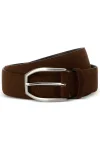 Men's Genuine Suede Leather Belt