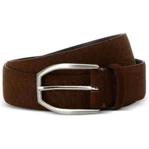 Men's Genuine Suede Leather Belt