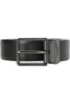 DUBLIN Leather Reversible Belt for Men, Black/Brown