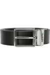 TOKYO Reversible Leather Belt - Black/Brown Faux Leather