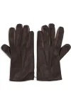 Panelled Leather Gloves for Men and Women