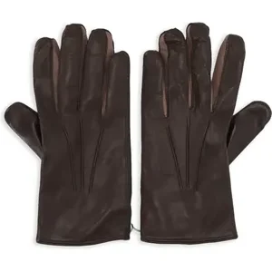 Panelled Leather Gloves for Men and Women