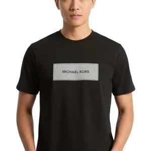 Men's Crewneck T-Shirt with Logo Design