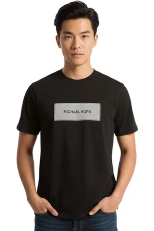 Men's Crewneck T-Shirt with Logo Design