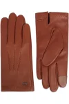 Sellier Logo-Stamp Leather Gloves - Premium Quality Handwear