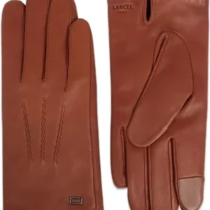 Sellier Logo-Stamp Leather Gloves - Premium Quality Handwear