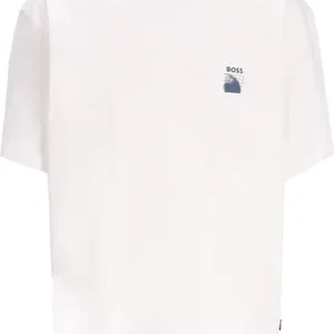 Men's Crewneck T-Shirt with Logo Graphic