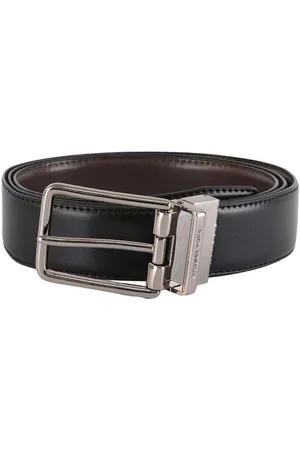 Men's Brown Solid Reversible Belt - Cut To Size 1 Men's Brown Solid Reversible Belt - Cut To Size