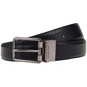 Men's Textured Leather Cut-to-Size Belt for Custom Fit