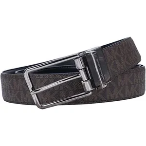 Men's Reversible Leather Belt - Cut to Size for Perfect Fit