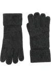 Ribbed Knit Winter Gloves - Warm and Stretchy