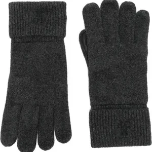 Ribbed Knit Winter Gloves - Warm and Stretchy