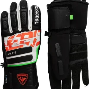 Rossignol Hero Race Logo-Detail Ski Gloves - Black/Red, Insulated, Waterproof