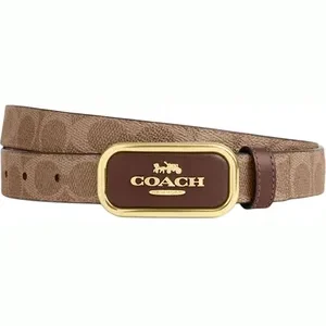 Women's Reversible Belt with Signature Buckle | Cut To Size Fit