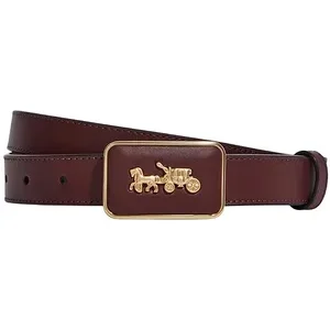 Grace Plaque Buckle Belt for Women (Color/Size/Material)