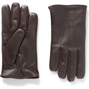 Premium Leather and Suede Gloves for Winter Warmth